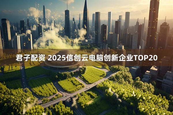 君子配资 2025信创云电脑创新企业TOP20
