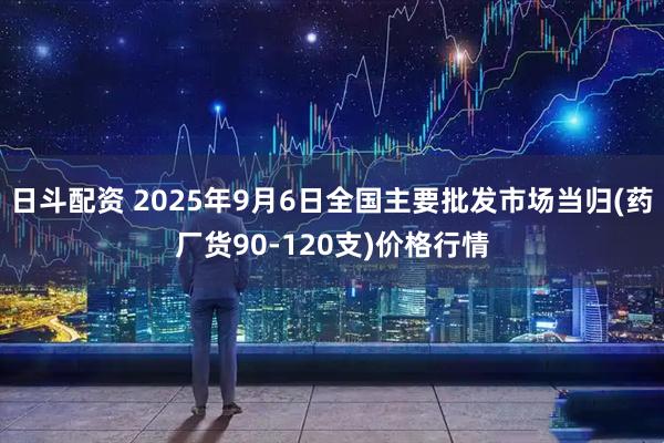 日斗配资 2025年9月6日全国主要批发市场当归(药厂货90-120支)价格行情