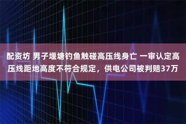 配资坊 男子堰塘钓鱼触碰高压线身亡 一审认定高压线距地高度不符合规定，供电公司被判赔37万